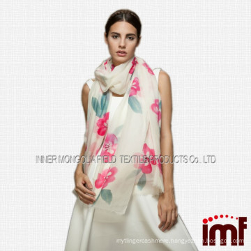 Branded Lady Kashmir Handmade Printed Wool Shawl